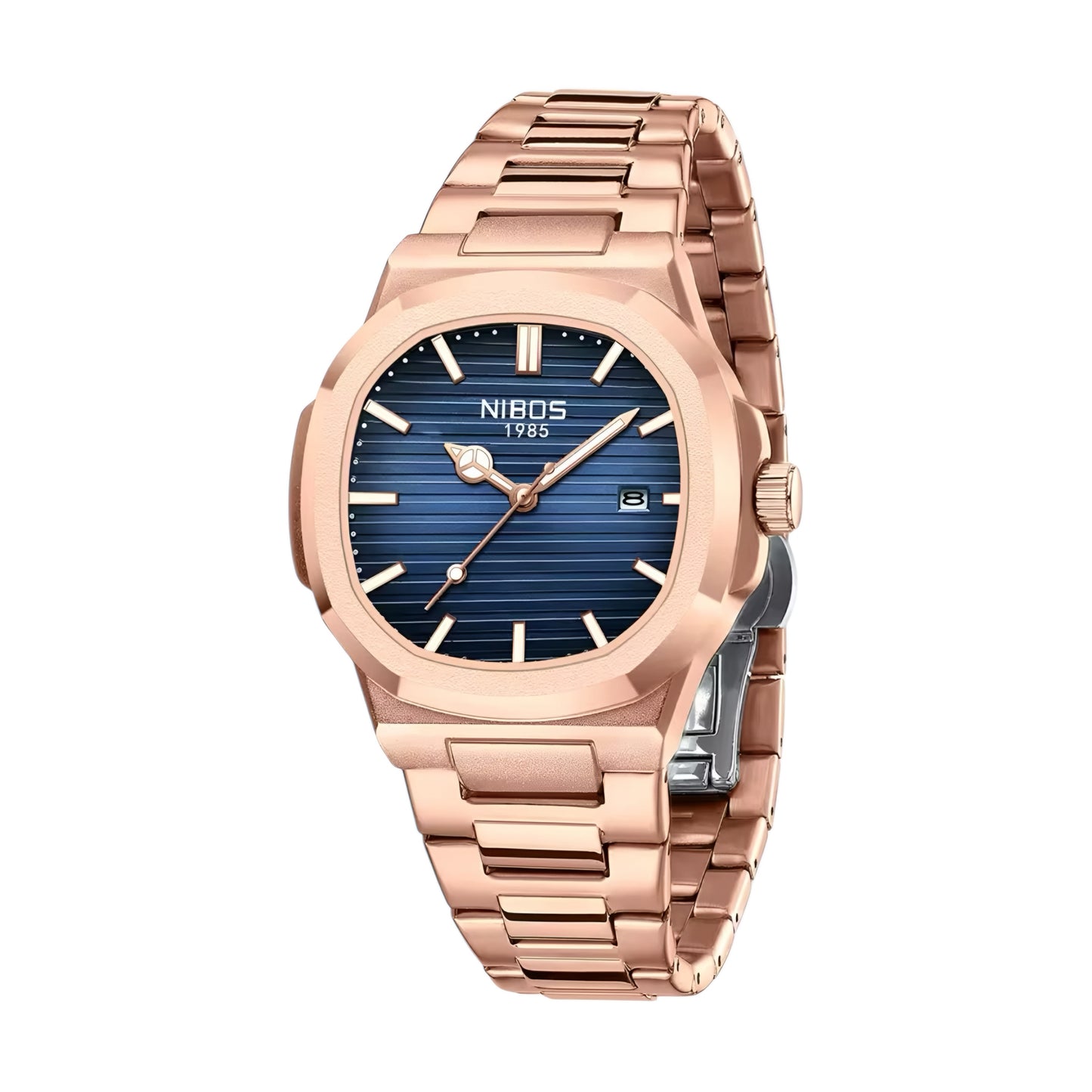 Nautilus Rose Gold Blue